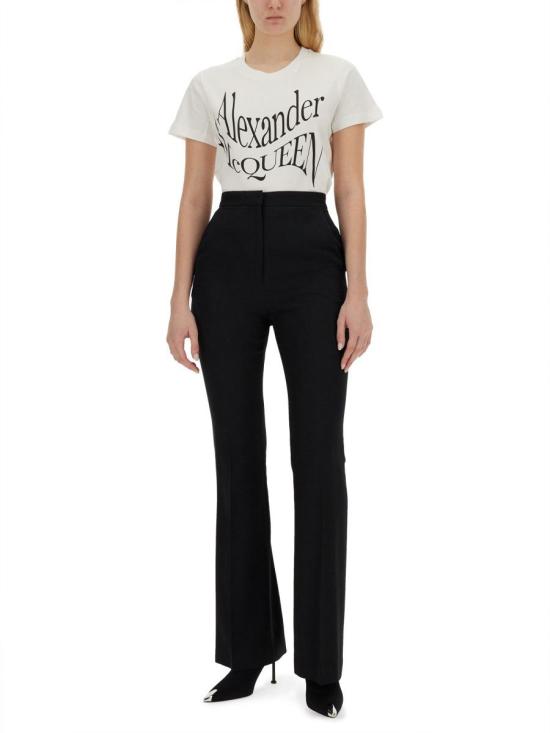  알렉산더 맥퀸 반팔 티셔츠 781403 QZALT0900 WHITE - ALEXANDER MCQUEEN