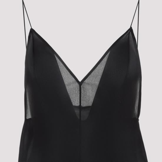 25SS 케이트 민소매 티셔츠 23963002 W3002 200 BLACK - KHAITE