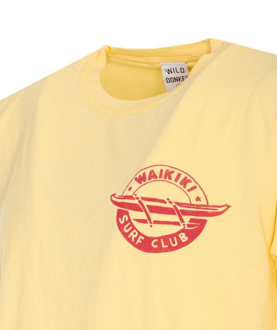 25SS 와일드 동키 반팔 티셔츠 WAIKIKI SUNFLOWER DOM - WILD DONKEY