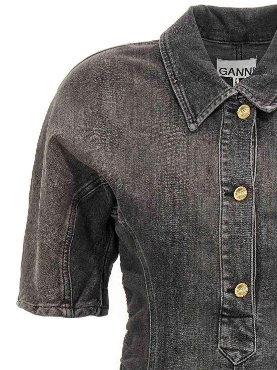  가니 숏 원피스 J1539006 Black - GANNI