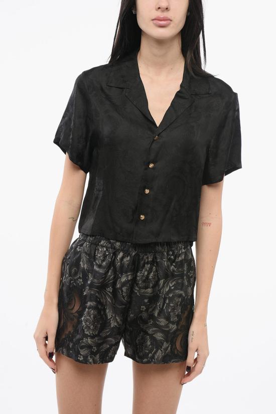  베르사체 반팔 티셔츠 1003661 1A06341 5B050 Black