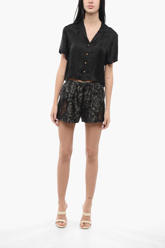  베르사체 반팔 티셔츠 1003661 1A06341 5B050 Black - VERSACE