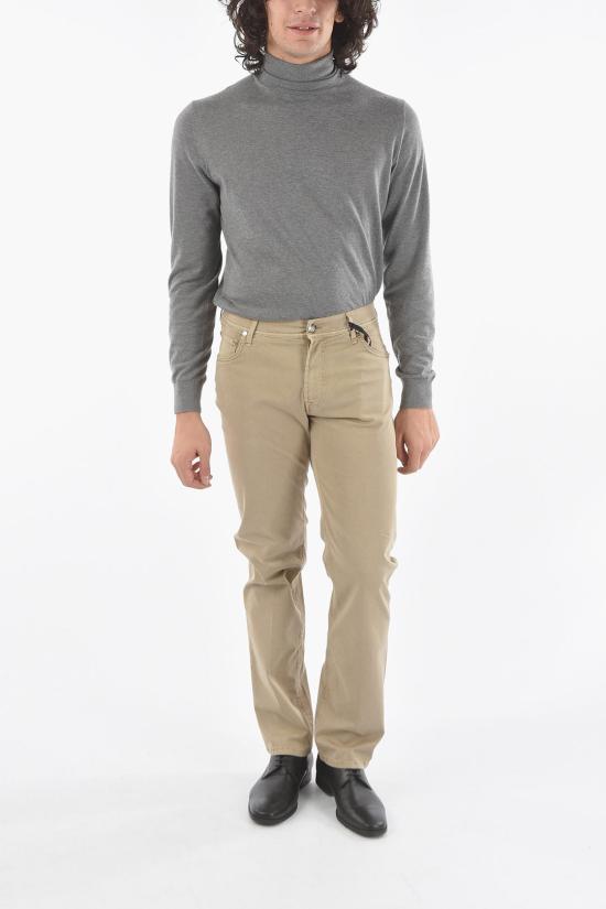  꼬르넬리아니 스트레이트 팬츠 754JD4 5120149 042 Beige - CORNELIANI