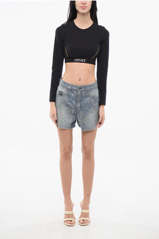  베르사체 긴팔 티셔츠 1013520 1A09554 1B000 Black - VERSACE