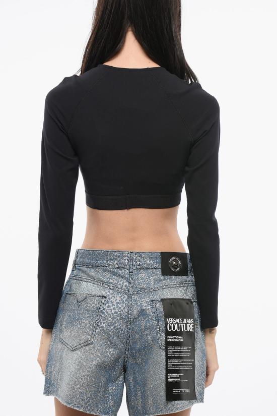  베르사체 긴팔 티셔츠 1013520 1A09554 1B000 Black - VERSACE