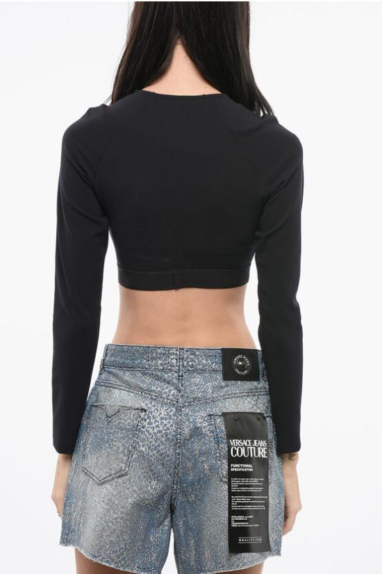  베르사체 긴팔 티셔츠 1013520 1A09554 1B000 Black - VERSACE