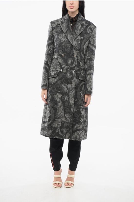  베르사체 코트 1013530 1A10074 1E510 Gray - VERSACE