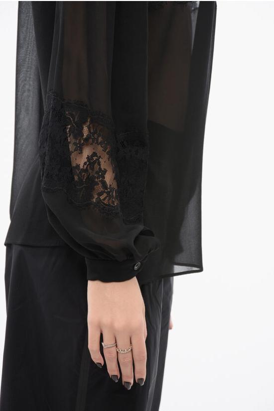  돌체앤가바나 긴팔 티셔츠 F779LT FU1AR N0000 Black - DOLCE & GABBANA