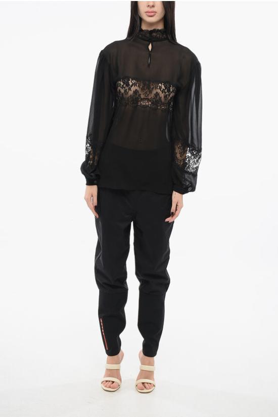  돌체앤가바나 긴팔 티셔츠 F779LT FU1AR N0000 Black - DOLCE & GABBANA