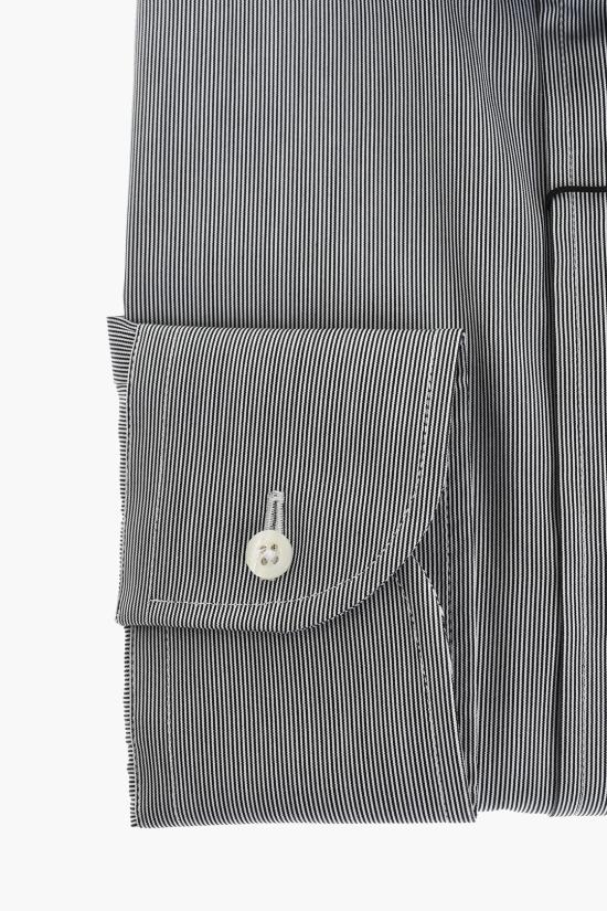  꼬르넬리아니 긴팔 셔츠 94P102 3981315 013 Black White - CORNELIANI