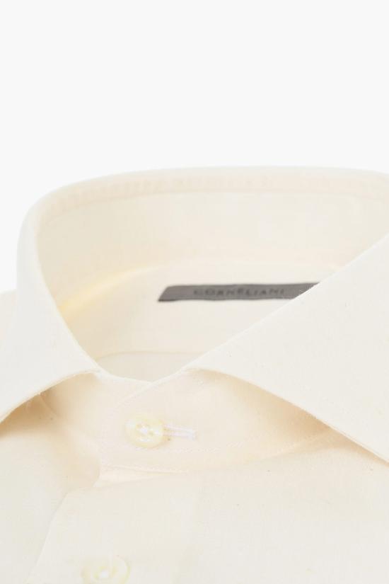  꼬르넬리아니 긴팔 셔츠 94P102 2281609 073 White - CORNELIANI