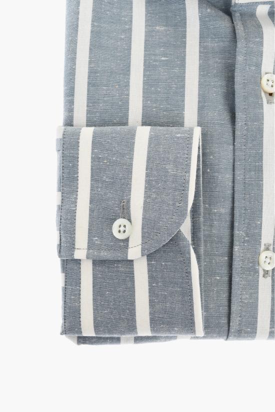  꼬르넬리아니 긴팔 셔츠 94P102 2281539 002 Bianco Blu - CORNELIANI