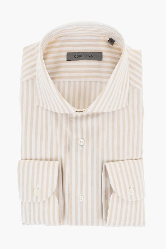  꼬르넬리아니 긴팔 셔츠 94P102 3981551 035 Beige Bianco