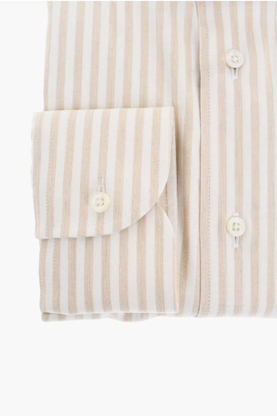  꼬르넬리아니 긴팔 셔츠 94P102 3981551 035 Beige Bianco - CORNELIANI