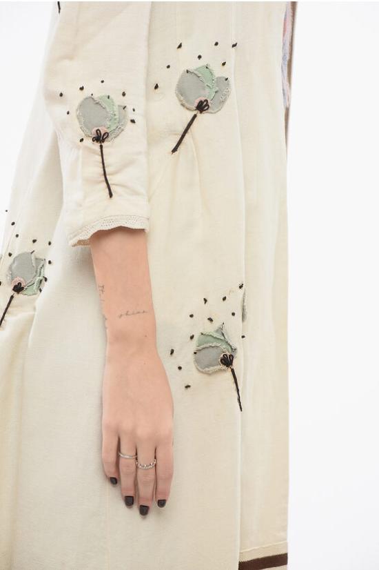  마르니 미디 원피스 FIORIPANNA White - MARNI