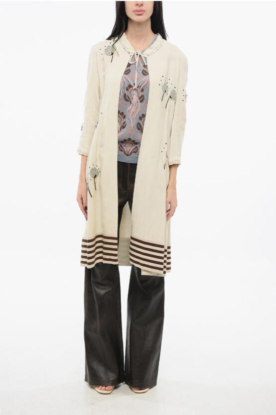  마르니 미디 원피스 FIORIPANNA White - MARNI