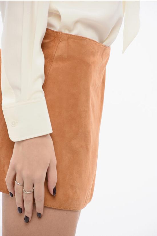  에르마노 설비노 숏팬츠 D440P702FPX61336 Brown - ERMANNO SCERVINO