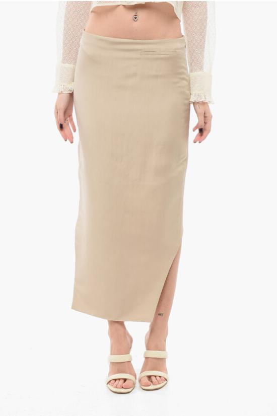  지방시 롱 스커트 BW40TH15J4 257 Beige