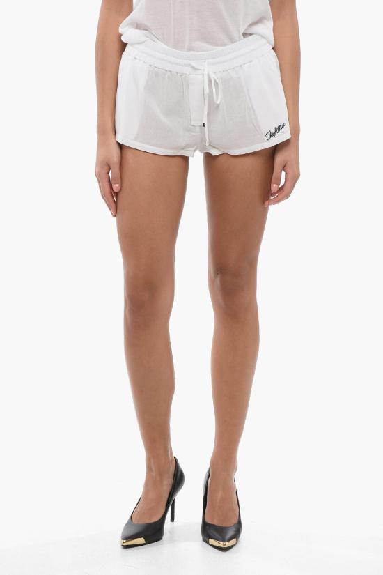  디 아티코 숏팬츠 243WCP165C085 001 White - THE ATTICO