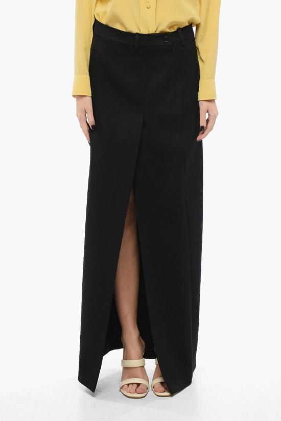  발렌시아가 롱 스커트 773547TPT24 1000 Black