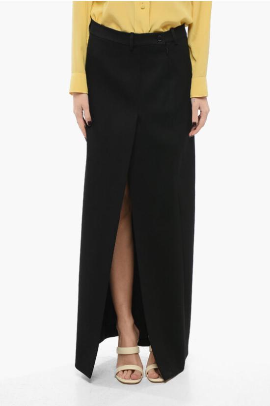  발렌시아가 롱 스커트 773547TPT24 1000 Black