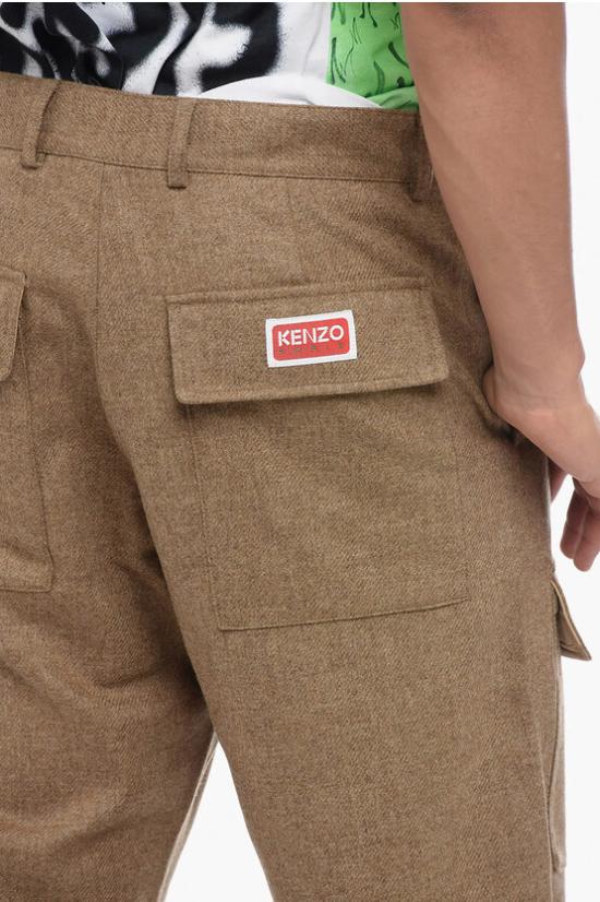  겐조 카고 팬츠 FC65PA241M9RJ11 Beige - KENZO