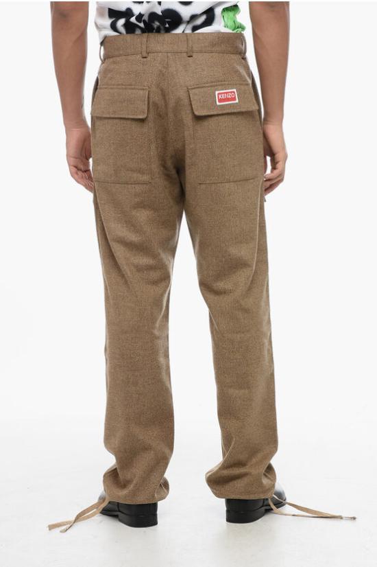  겐조 카고 팬츠 FC65PA241M9RJ11 Beige - KENZO