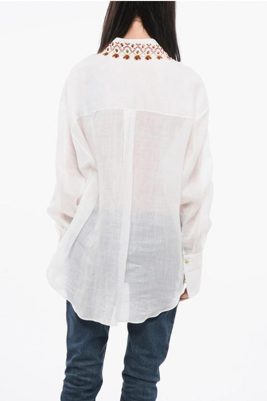  에르마노 설비노 블라우스 D442K710TUG10601 White - ERMANNO SCERVINO