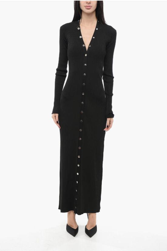  디 아티코 미디 원피스 241WCM113KV006 100 Black