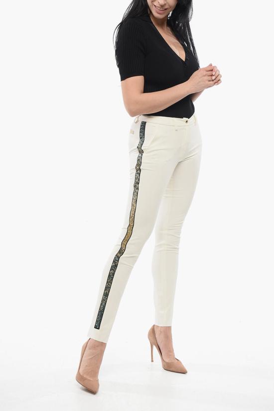  필립 플레인 스트레이트 팬츠 P17C WRT0067 PTE044N 01 White - PHILIPP PLEIN