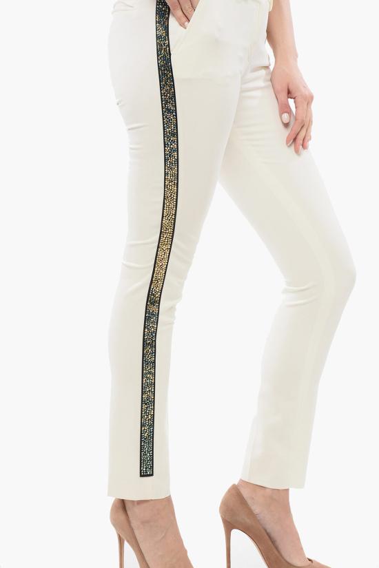  필립 플레인 스트레이트 팬츠 P17C WRT0067 PTE044N 01 White - PHILIPP PLEIN