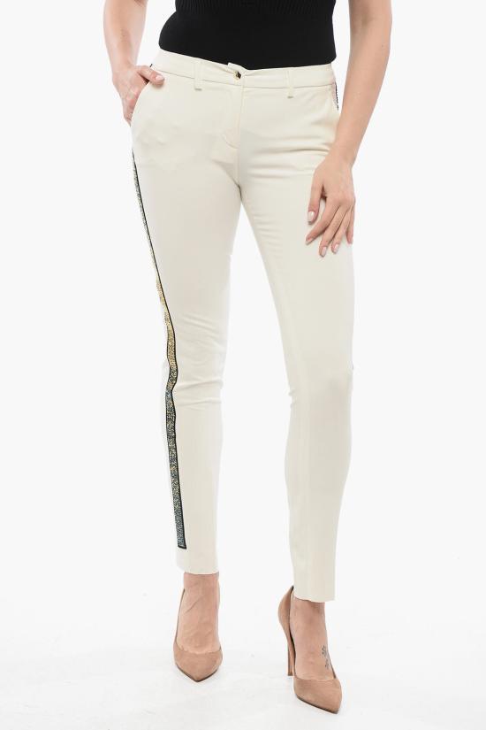  필립 플레인 스트레이트 팬츠 P17C WRT0067 PTE044N 01 White