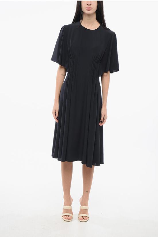  끌로에 숏 원피스 CHC24SRO01004 4C3 Midnight blue - CHLOE