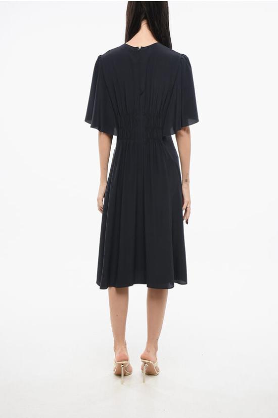  끌로에 숏 원피스 CHC24SRO01004 4C3 Midnight blue - CHLOE