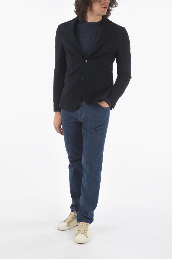  꼬르넬리아니 수트 자켓 85YAK0 0120118 001 Midnight blue - CORNELIANI