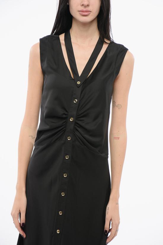  핑코 미디 원피스 103262A1NOZ99 Black - PINKO