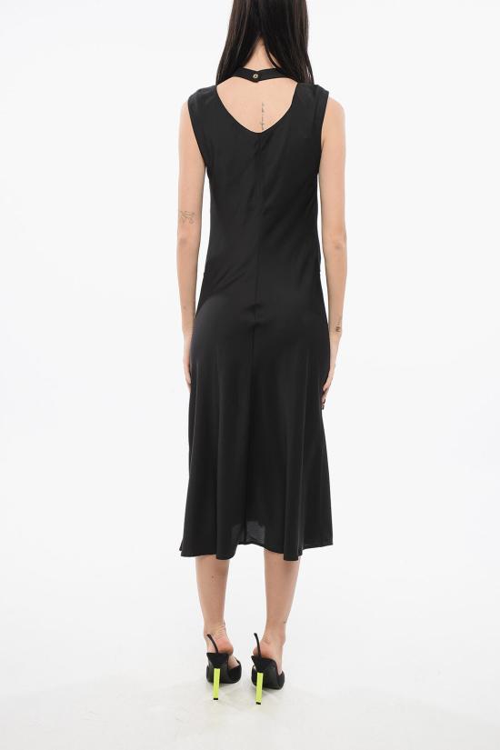  핑코 미디 원피스 103262A1NOZ99 Black - PINKO