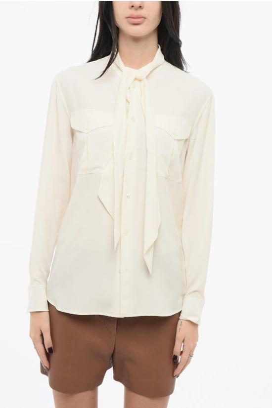  셀린느 블라우스 2C712008D 01AV White