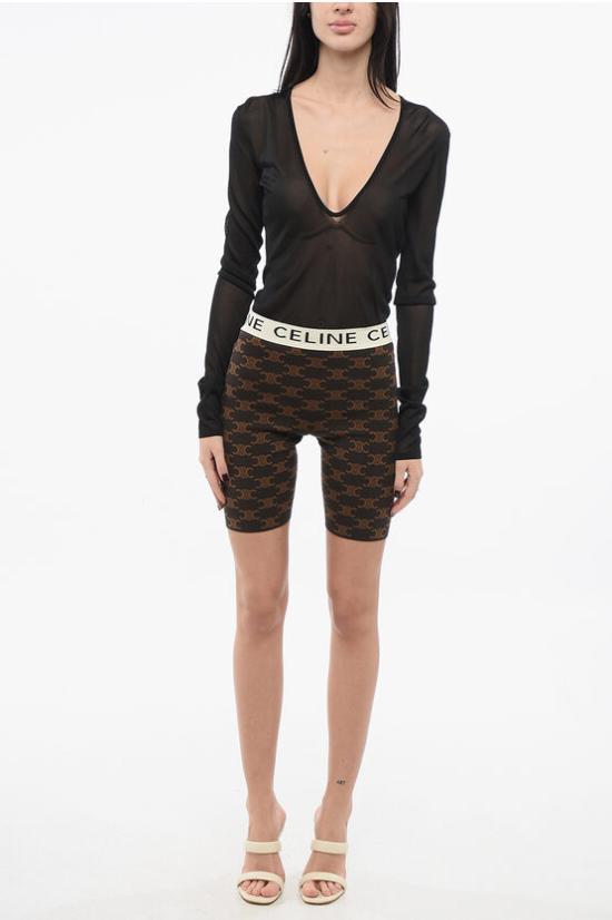  셀린느 숏팬츠 2AG01916T19BR Brown - CELINE