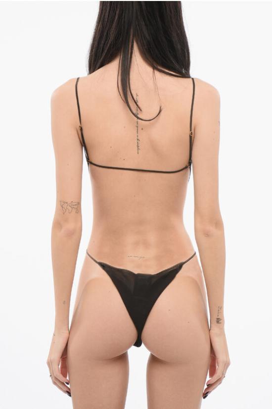  생로랑 바디수트 티셔츠 792032Y37TE2017 Brown - SAINT LAURENT