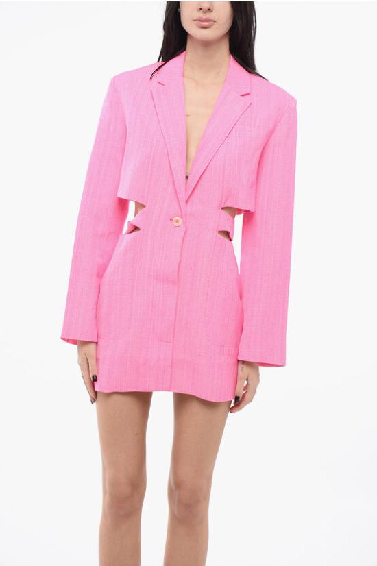  자크뮈스 숏 원피스 221DR016 1031 430 Pink - JACQUEMUS