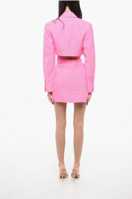  자크뮈스 숏 원피스 221DR016 1031 430 Pink - JACQUEMUS