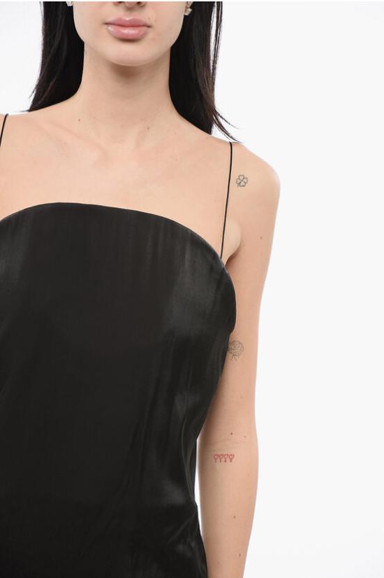  자크뮈스 미디 원피스 241DR128 1553 990 Black - JACQUEMUS