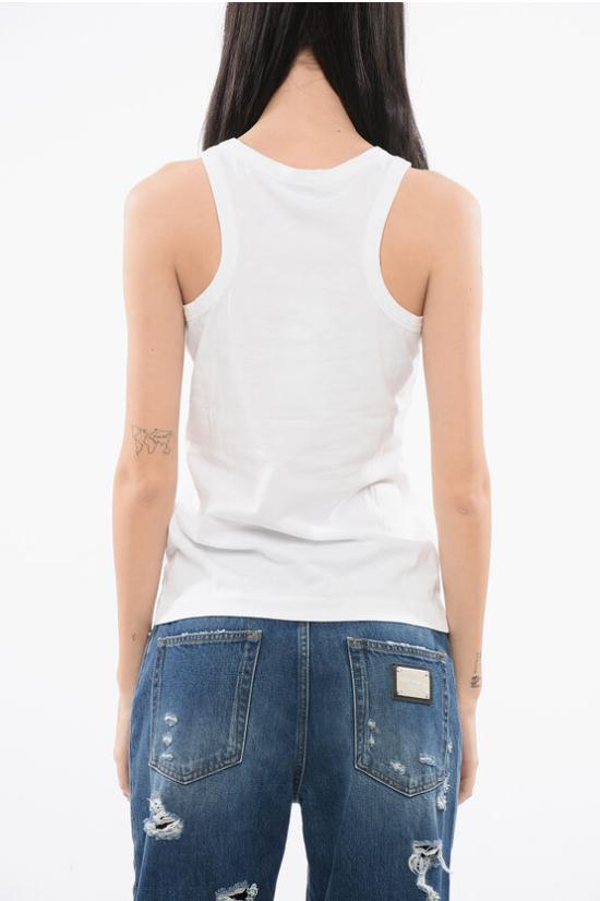  스텔라 맥카트니 민소매 티셔츠 6J0278 3SPY59 9000 White - STELLA MCCARTNEY