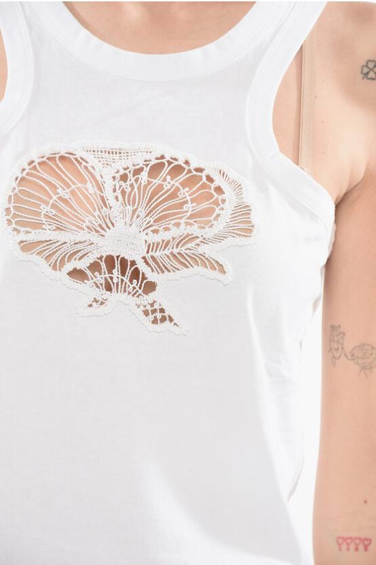  스텔라 맥카트니 민소매 티셔츠 6J0278 3SPY59 9000 White - STELLA MCCARTNEY