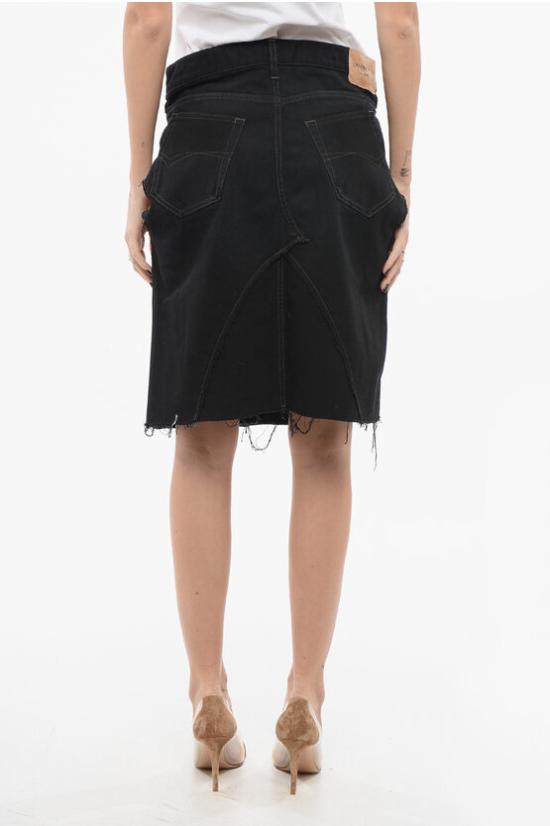  발렌시아가 숏 스커트 719270 TNW54 1129 Black - BALENCIAGA