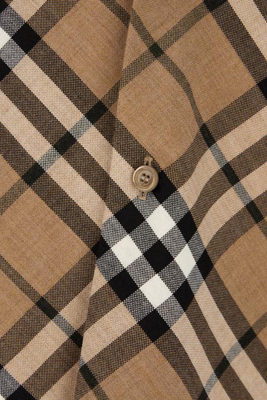  버버리 체크 울 블렌드 셔츠 8093314 C1202 LINDEN IP CHECK - BURBERRY