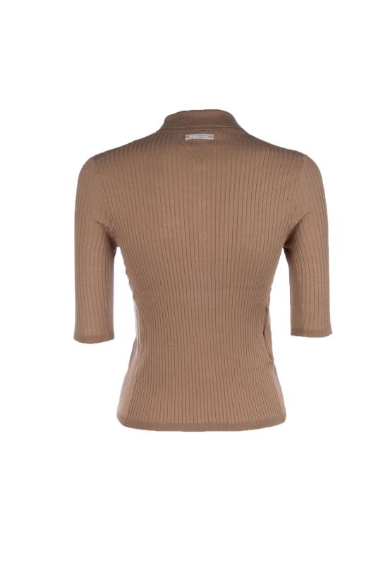 25SS 프라다 폴로 티셔츠 P24Q2N16SU F0040 Cammello - PRADA