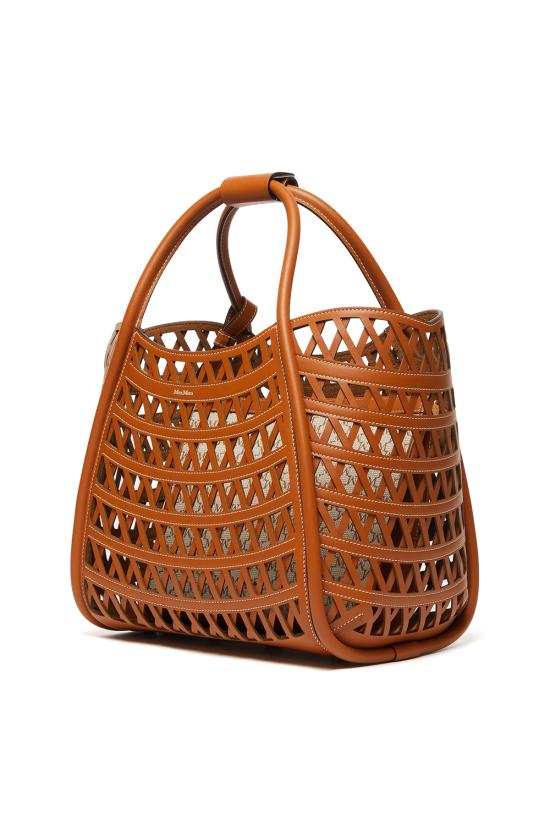 25SS 막스마라 토트백 2514511052600 032 Marrone chiaro - MAX MARA