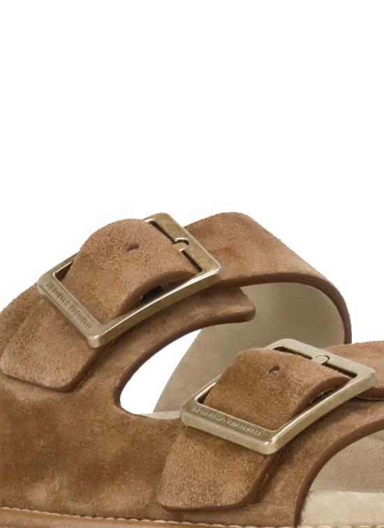 25SS 브루넬로 쿠치넬리 뮬/슬리퍼 MZUSILY235 CHW89 Brown - BRUNELLO CUCINELLI